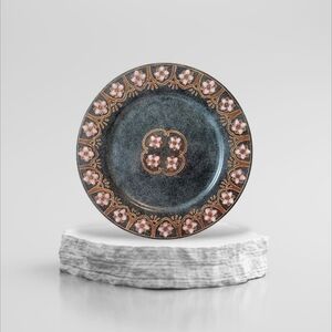 Vintage Toyo Decorative Flower Plate 10"